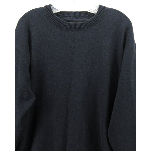 Eddie Bauer Sweater XXL Pullover Y2K Classic Chunky Ribbed Crewneck - Picture 2 of 9